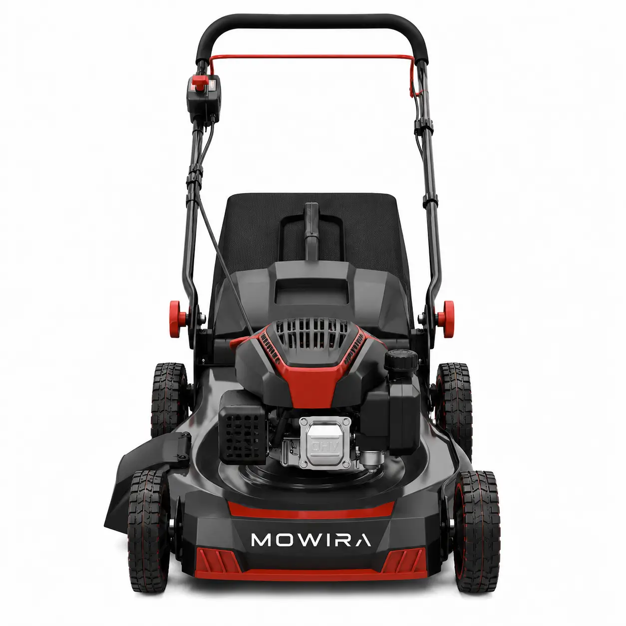 mowira push lawn mower with grass collection bag Mowira Push Lawn Mower with Grass Collection Bag - Image 1