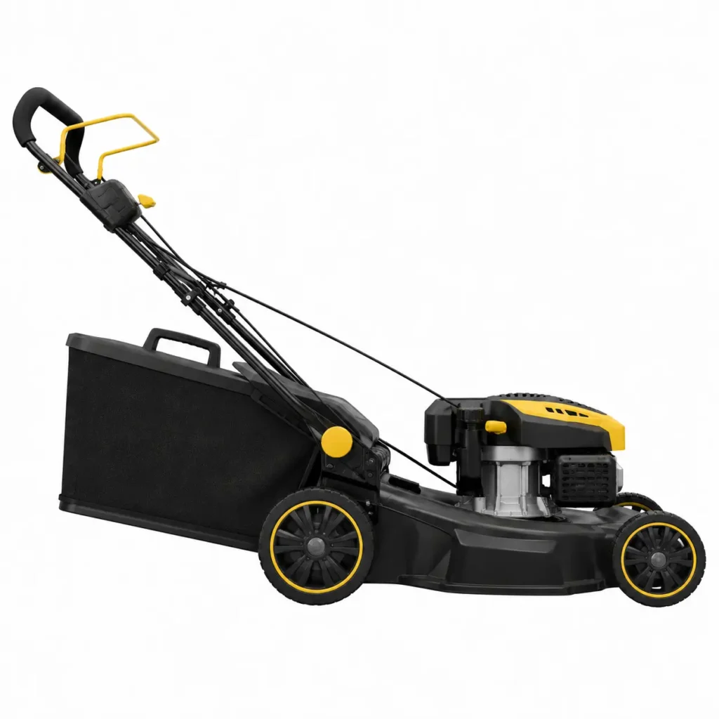 mowira push lawn mower with rear grass bag2